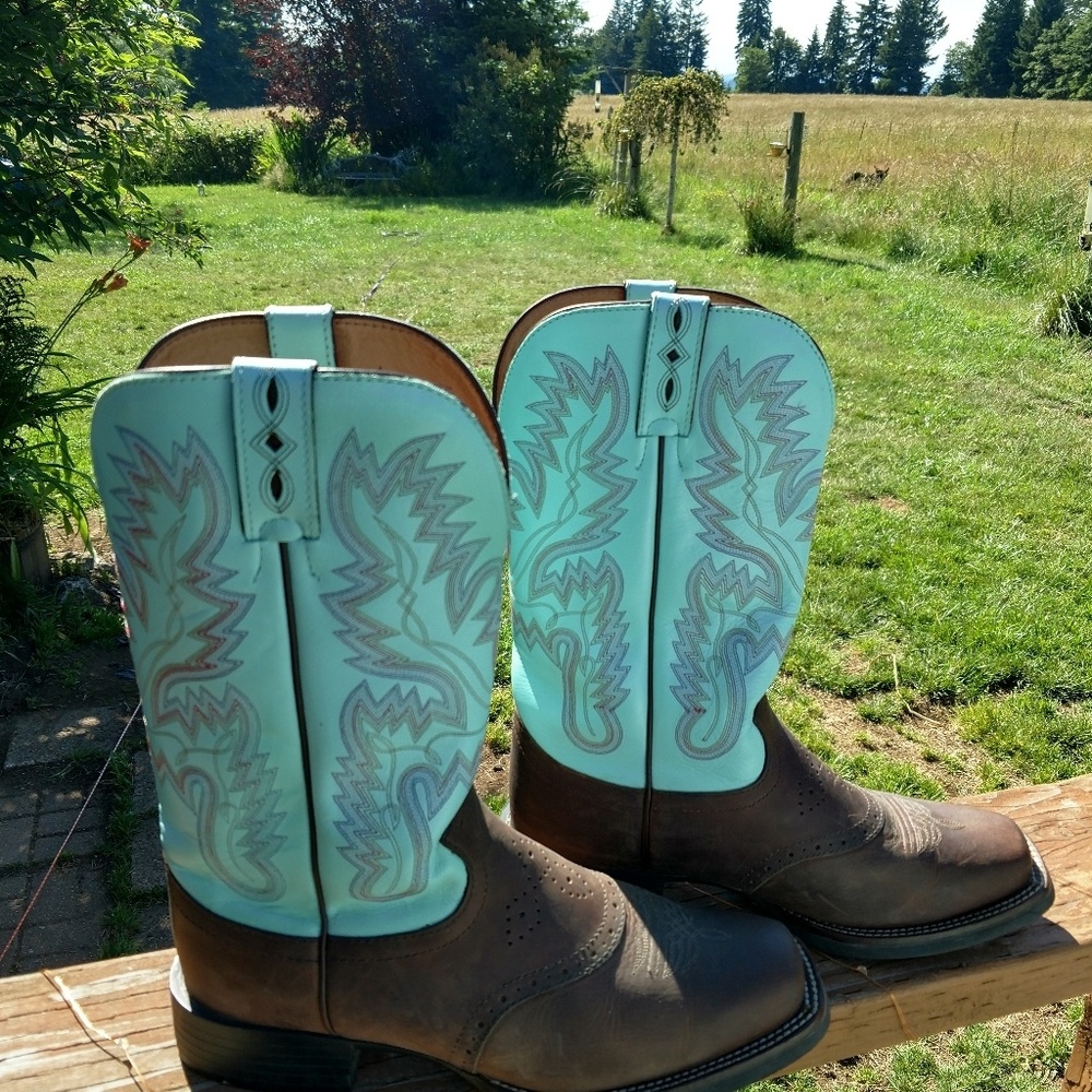 Justin AQHA Foundation Series Western Boots. 8 1/2